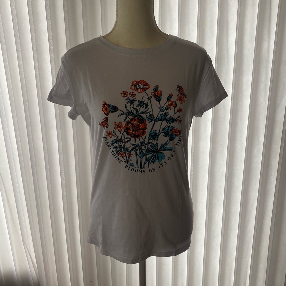 White Floral T-shirt